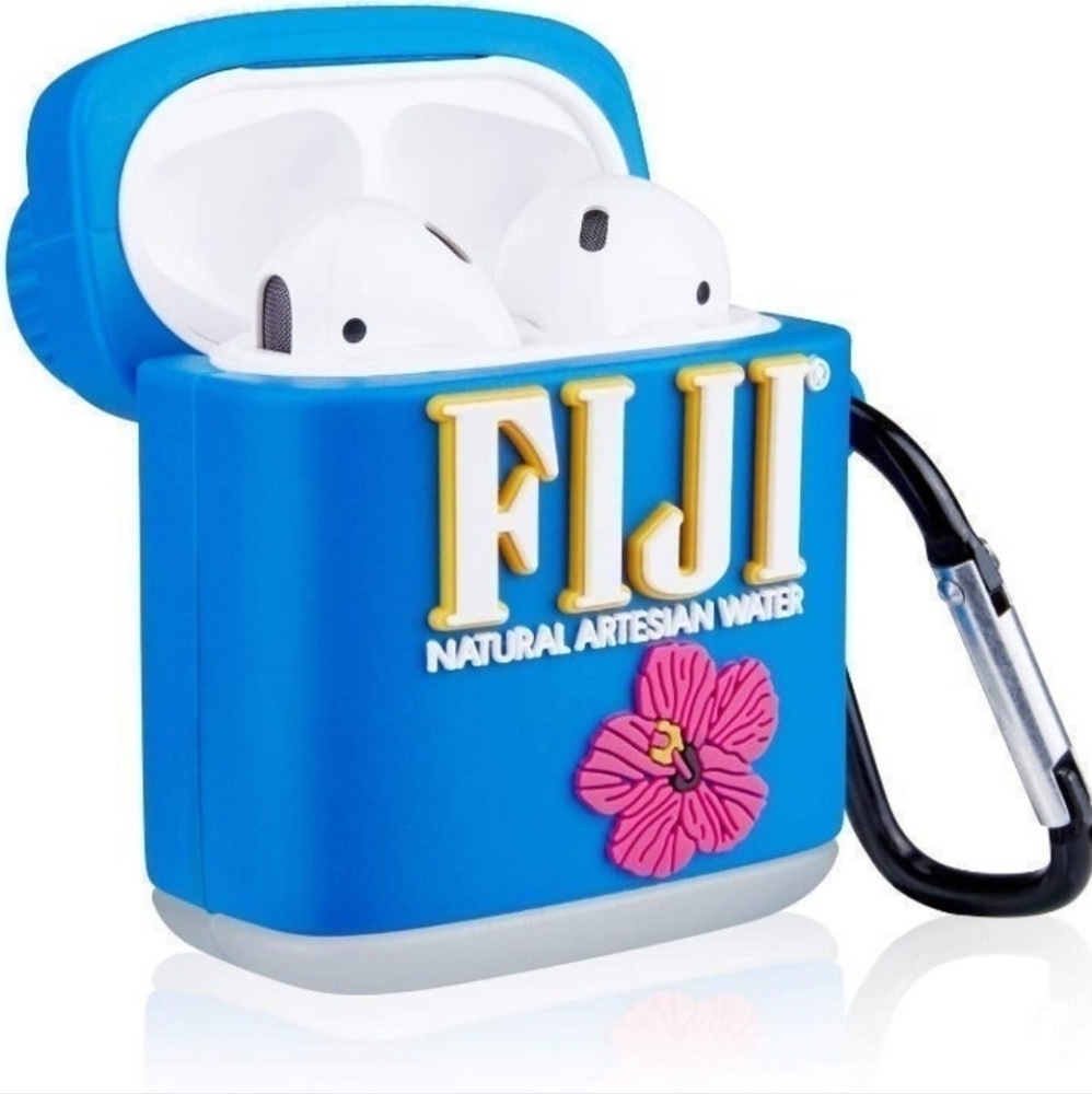 Airpods case cover - Fiji water theme